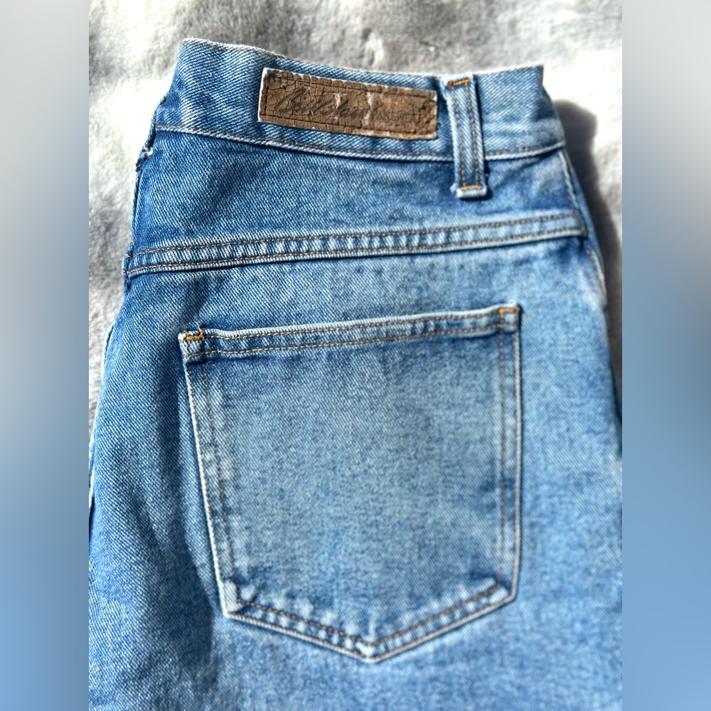 Vintage 90s Bill Blass blue denim jeans🐥